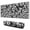 Black Boho Tribal, variant on Long Mouse Pads for Desk,Black Boho Tribal Feathers Pattern Desk Mats on Top Of Desks, Desk Mouse Pad Extra Large with 3mm Non-Slip Base and Stitched Edge for Gaming,Office,Work,Home 31.5"x11.8"