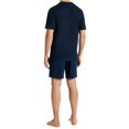 thumbnail image 3 of UNCOVER by SCHIESSER Conjunto de Pijama para Hombre de 2 Piezas - Corto, Cuello en V, Algodón, liso/estampado Azul scuro XL (X-Large), 3 of 3