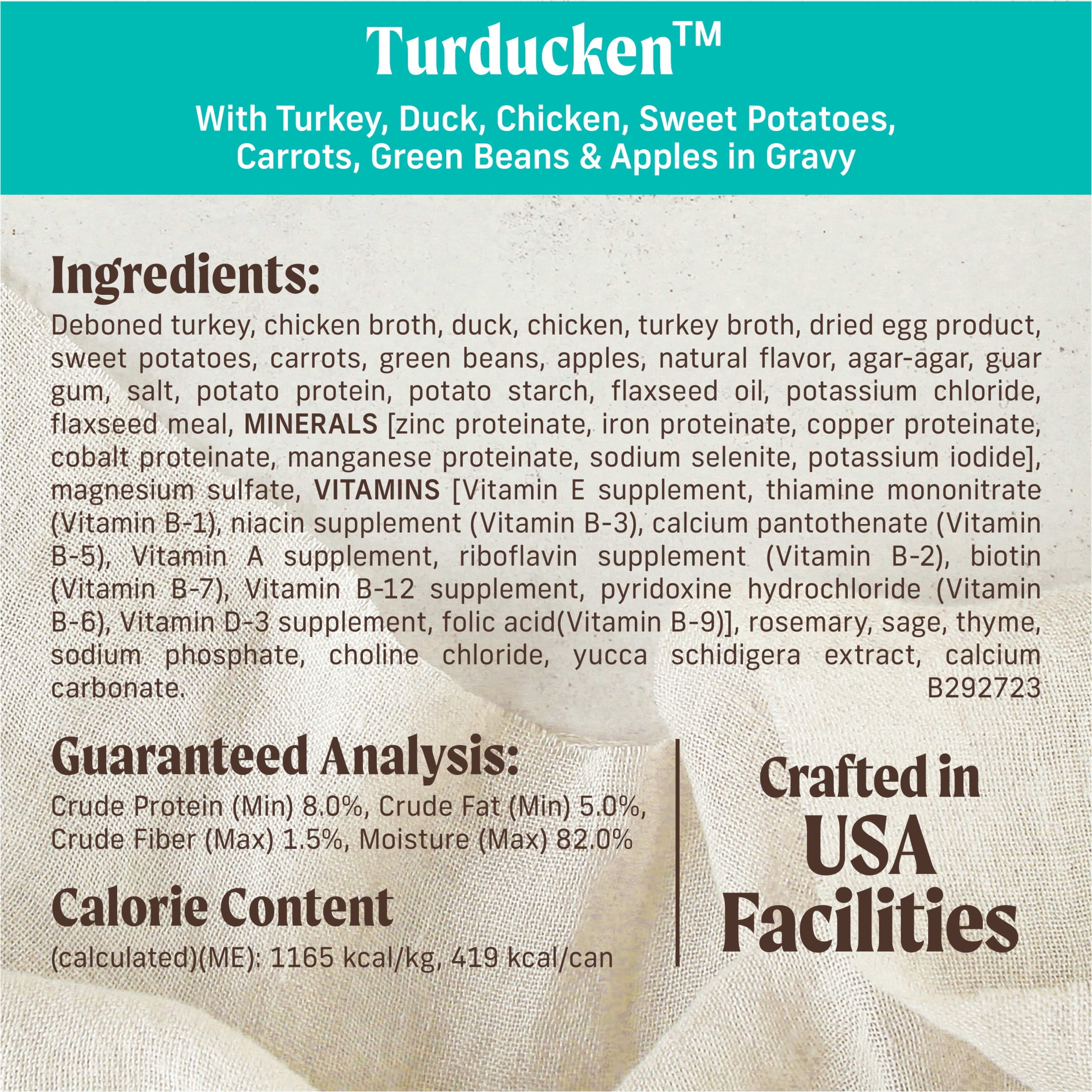 Merrick Grain Free Wet Dog Food for Adults, Turducken & Veggies in Gravy, 12.7 oz Cans (12 Pack)