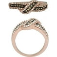 thumbnail image 2 of MyDiamondBox 1/2 Carat Total Weight (cttw) 925 Sterling Silver Diamond Ring with White-Brown Diamonds - 18K Rose Gold Plating, Bridal Rings - For Women (Ring Size: 9), 2 of 2