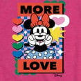 thumbnail image 3 of Disney - Minnie Mouse - More Love & Hearts - Toddler & Youth Girls Short Sleeve Graphic T-Shirt, 3 of 5