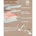 thumbnail image 4 of Electric Blanket - Thick Tufted Sherpa Heated Blanket with 10 Heating Levels and Time Settings, Machine Washable, Fast Heating Blanket, 4 of 8
