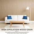 thumbnail image 6 of Peel and Stick PVC Slat Wall Panel, 118" x 15.75" Self Adhesive Faux Oak Wood Grain – 3D Soundproof Wall Panels for Walls & Ceilings, 6 of 7