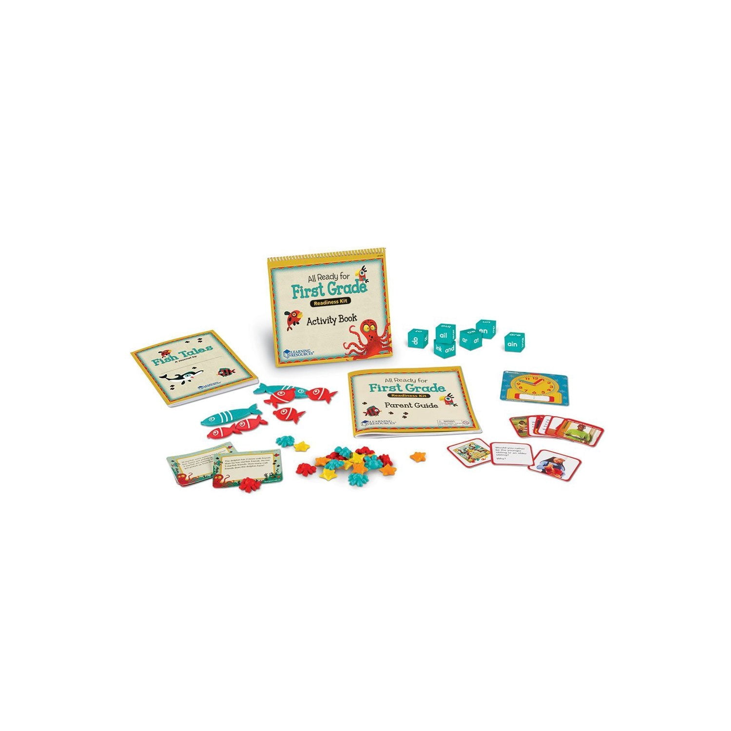 Learning Resources All Ready for First Grade Readiness Kit, Ages 5+