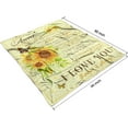thumbnail image 6 of DAJU Aunt Blankets from Niece Aunt Gifts from Niece Cozy Soft Sunflower Auntie Plush Throw Blanket Cute Birthday Christmas for Aunt Blanket Yellow ch(50*60inch), 6 of 6