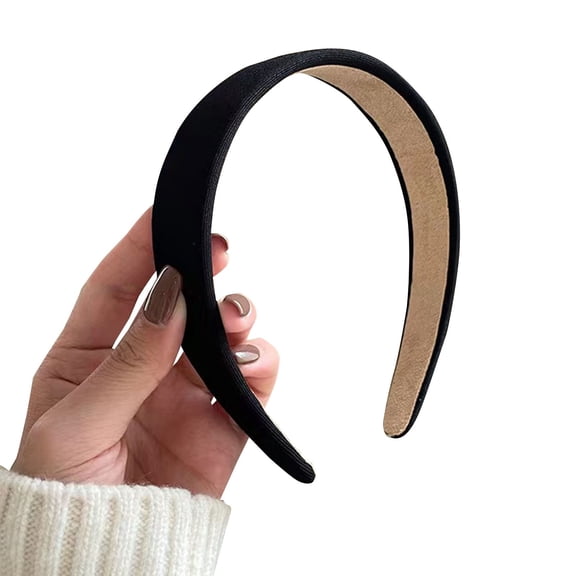 Headbands for Women Fashion Wide Edge Versatile Accessory Lightweight Hair Accessories Black