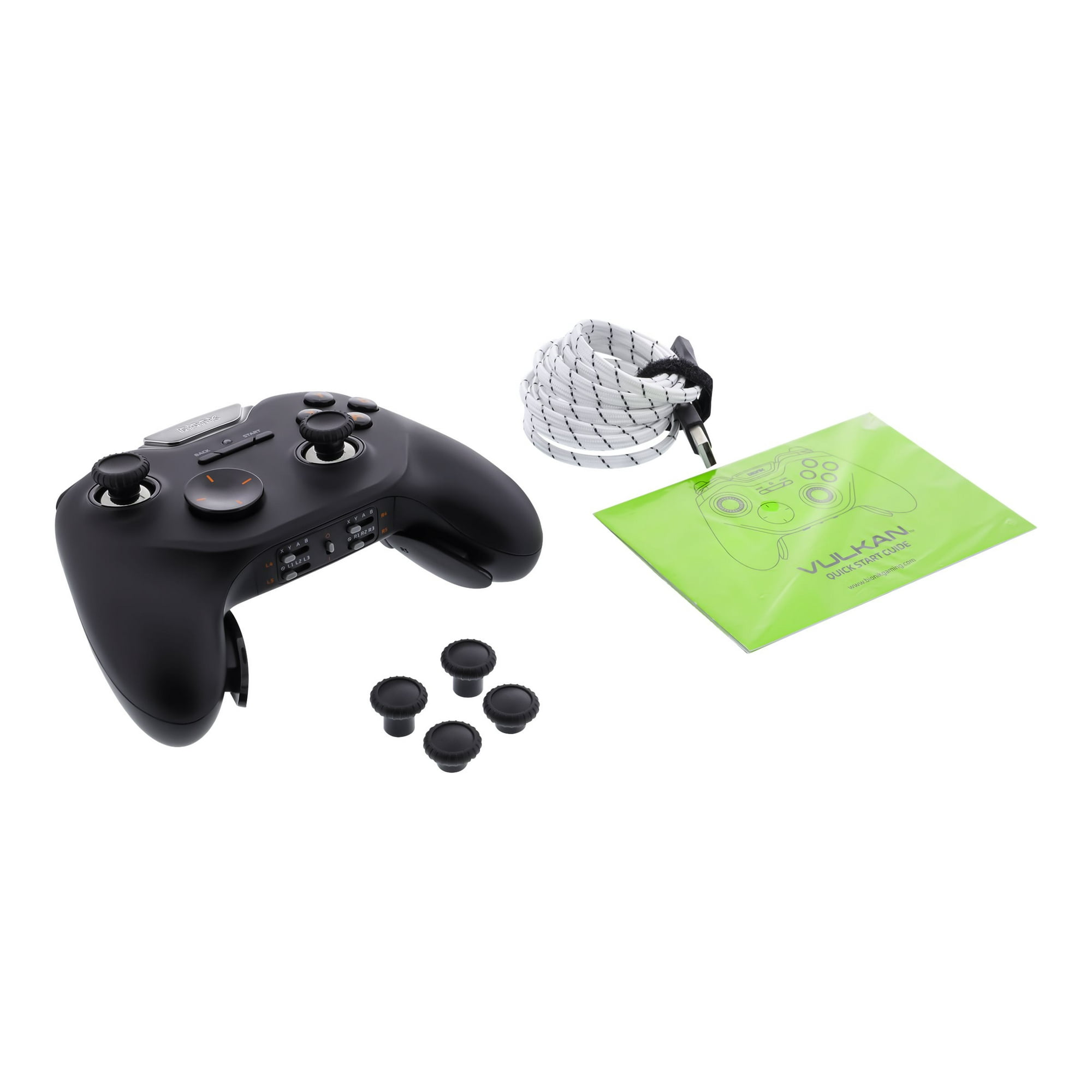 bionik Vulkan - Gamepad - wireless - 2.4 GHz/Bluetooth - for
