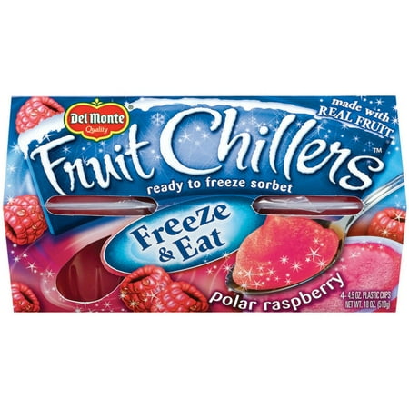 Fruit Chillers™ Polar Raspberry Frozen Fruit Sorbet 4-4.5 oz. Cups