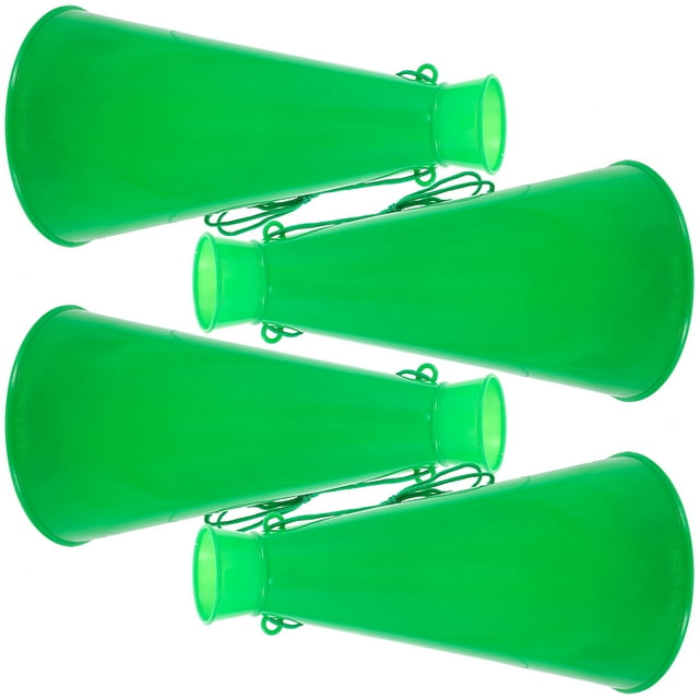 HEALEEP 4 Pcs Mégaphone d'Amplification Sonore pour Événement Sportif Vert