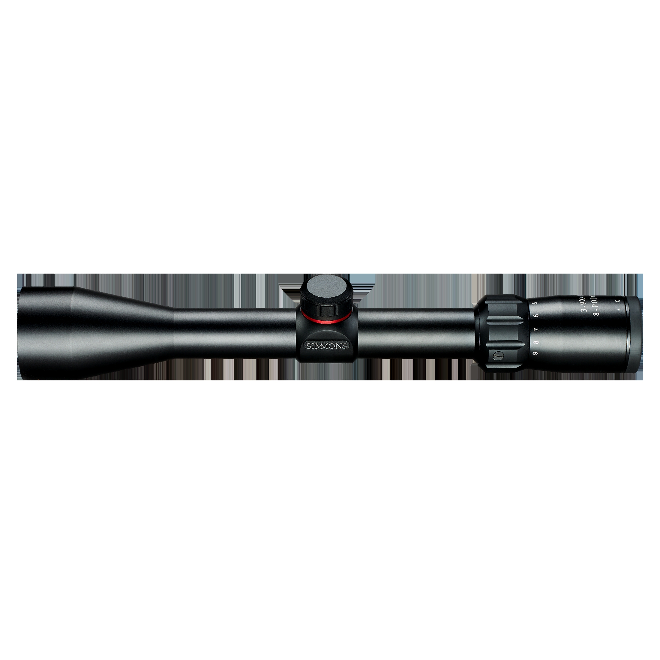 Simmons 4-12x40 8 Point Black Riflescope Truplex, w/Rings, Hang Box,Multi, One Size S8P41240