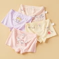 thumbnail image 2 of Yindaity Toddler Underwear Girls Boyshorts Underwear,Soft Cotton Tagless Panties for Toddlers Comfort,Breathable Briefs(Light Pink,4-6 Years), 2 of 5
