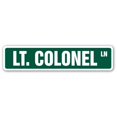 thumbnail image 1 of SignMission A-30-SS-LT. COLONEL Panneau de Rue en Aluminium 7 x 30 Po., 1 of 1