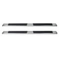 thumbnail image 1 of Westin Automotive Nerf Bar 28-71030 R7 Series; With Step Pads; 6 inch Oval Straight; Polished; Stainless Steel; With Plastic End Caps; Rocker Panel Mount, 1 of 6