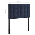 thumbnail image 3 of Luwei Lily Tufted Linen Fabric Upholstered Headboard in Navy, 3 of 8