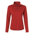 thumbnail image 4 of AllPro 41870L Pro-Lock Women's Performance Quarter-Zip Pullover-Red-M, 4 of 6