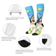 thumbnail image 3 of Masiiu Bluey Print Adult Crew socks, Comfortable Novelty Colorful Patterned, Breathable, Stylish Colorblock for Men Women, 3 of 6