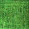thumbnail image 1 of Ahgly Company Indoor Square Oriental Green Industrial Area Rugs, 3' Square, 1 of 4