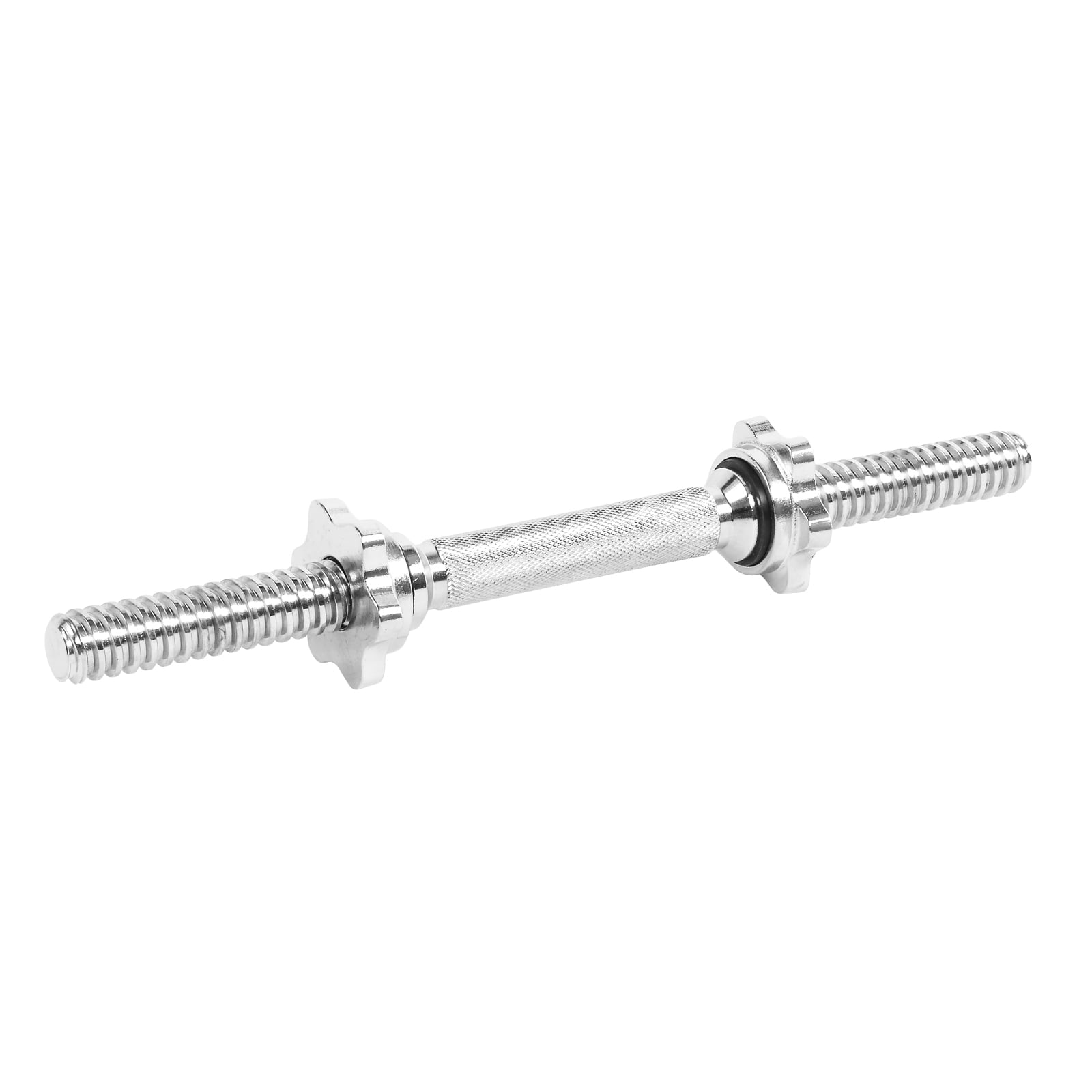 13.7in Dumbbell Bar Home Gym Fitness Strength Training Bar Silver
