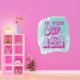 thumbnail image 3 of If You Fail Try Again Motivational Quote Classroom Watercolor Design Wall Art Sticker Designs Vinyl Stickers For Home House Walls Rooms Windows Bedroom Decoration Size (12x12 inch), 3 of 3