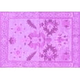 thumbnail image 1 of Ahgly Company Indoor Rectangle Oriental Purple Traditional Area Rugs, 5' x 7', 1 of 4