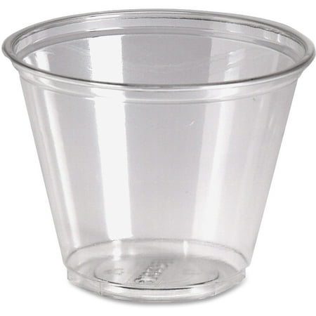 Dixie Crystal Clear Plastic Cups, Clear, 50 / Pack