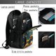 thumbnail image 4 of Easygdp Whimsical Starry Night Scene Mochila para Laptop de Viaje con Puerto USB, Mochila para Laptop con Puerto de Carga USB para Mujeres y Hombres, 4 of 7