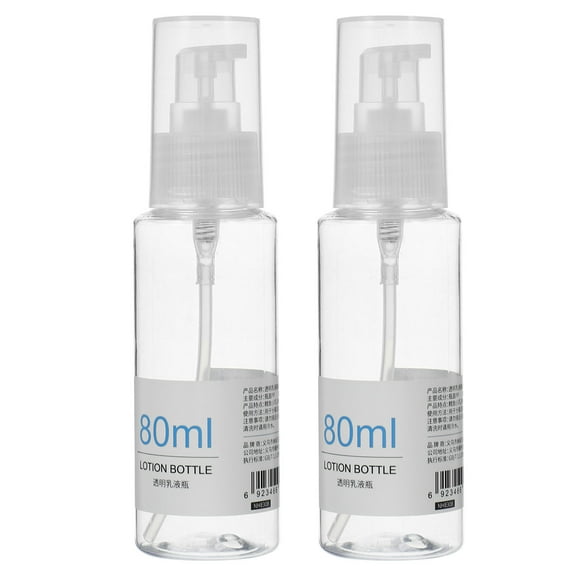 Yardwe 1Set Pet Dispenser Bottle Multipurpose Cosmetic Container for Travel and Outdoor Activities