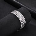 thumbnail image 4 of VNOX Stainless Steel Watch Band Link Bracelet for Men, Silver or Gold Gift Jewelry, 4 of 7