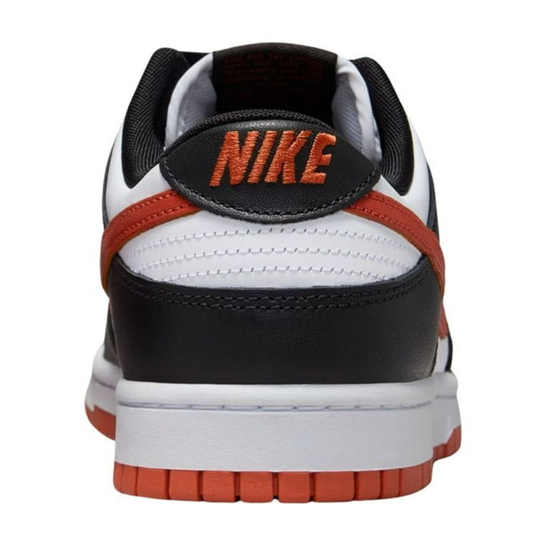 Men's Nike Dunk Low Retro White/Dragon Red-Black (DV0833 108) - 13