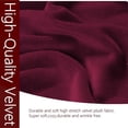 thumbnail image 3 of Luxury Velvet Chaise Lounge Slipcover – High-Stretch, Machine Washable Cover for Armless Chaises – Indoor Chaise Cover for Living Room, Sofa, Bedroom (Taupe), 3 of 13