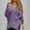 Purple, variant on Ahabrexf Womens Long Sweaters, Winter Solid Color V-Neck Loose Knit Pullover with Long Sleeves