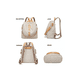thumbnail image 3 of Kit Mochila Moda Casual Bolso Casual Para Mujer, 2 Piezas, BLANCO, 3 of 4