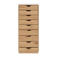 thumbnail image 6 of Naomi Home Adult Bianca 9-Drawer Dresser Chest, Gray, 6 of 12