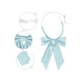 thumbnail image 3 of INSPIRE CHIC Women's Bow Ties Solid Color Western Ribbon Pre-Tied Bowties Light Blue One Size, 3 of 6