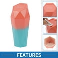 thumbnail image 4 of Unique Bargains Car Trash Can Portable Car Cup Holder Plastic Trash Bin Pink Blue 1 Pcs, 4 of 6