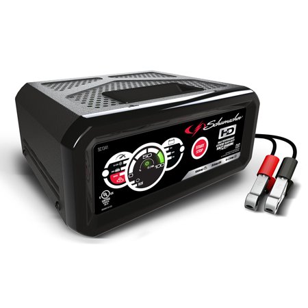 Schumacher Fully Automatic Battery Charger, Engine Starter, Maintainer and Auto Desulfator- 100 Amp/20
