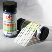Weloille 100 Pcs PH Test Strips, 0-14 Wide Range High Accuracy Universal Test Paper, Water Soil Acidity Testing Kit for Drinking Water, Aquarium, Pool, Hydroponics, Lab Use