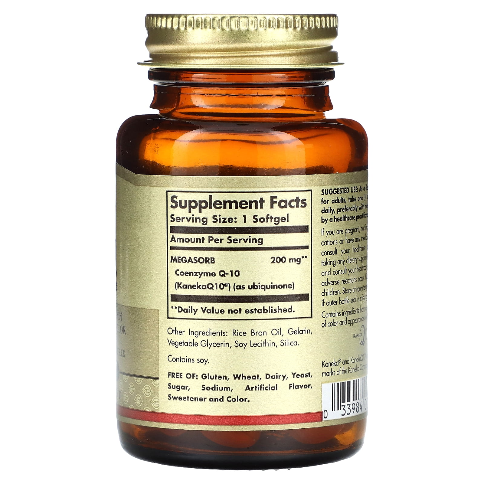 Solgar CoQ-10 200 MG  - 60 Softgels - Solgar