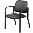 thumbnail image 4 of Boss Office Products Big and Tall Antimicrobial Vinyl Guest Chair in Black, 4 of 7
