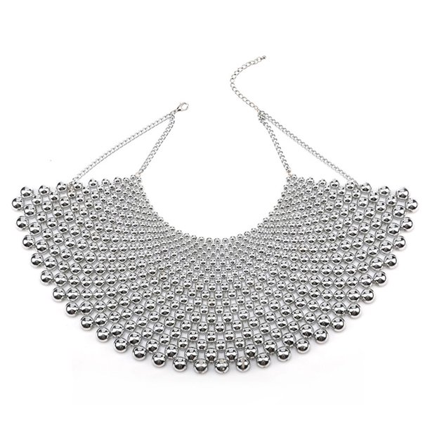 Minnieouse Collar de aleación para mujer, reemplazo de cuentas portátil, colgante de Color sólido, fotografía de boda, Collar para mujer, regalo de Ropa, zapatos y accesorios Miscelánea Plata Minnieouse AP014892-04