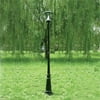 Solar Victorian Lamp Post, Single Lamp Head, Black, Gama Sonic GS-94S