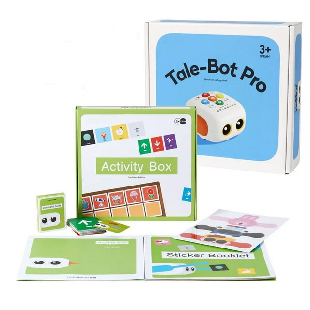 Matatalab Tale-Bot Pro Education Edition – Screen-Free Coding Robot for Kids Ages 3–5, STEM Learning Toy & Creative Storytelling Kit