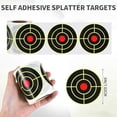 thumbnail image 2 of 3" Splatter Targets, 1 Roll 100/200Pcs Target Stickers for Shooting Range, Self Adhesive Paper Targets for Shooting Range, Reactive Paper Target for Archery Bow Shooting Practice, 2 of 7