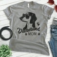 thumbnail image 2 of Dachshund Mom T-shirt, Unisex Women's Shirt, Dachshund Owner, Best Dog Mom Gift, Dark Heather Gray, X-Small, 2 of 6