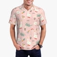 thumbnail image 1 of Saiise Chicken And Goose Print Mens Golf Shirt Moisture Wicking Quick-Dry Print Performance Polo Shirts for Men-Small, 1 of 6