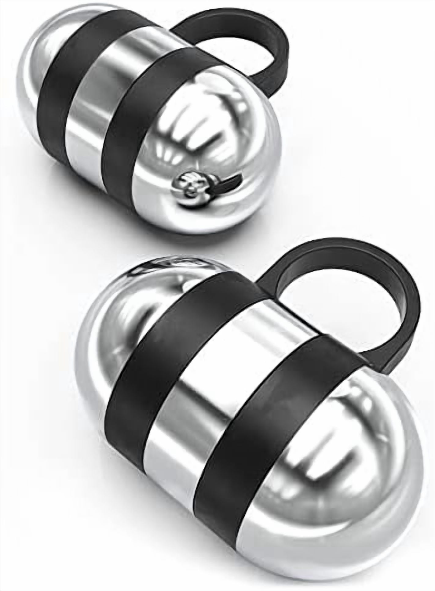 Voylla Cardio Hand Weights. Steel Hand Weights Dumbbell Set with Anti-Slip Silicone Finger Loop for Workout, Fitness, Training for Men and Women. Sold In Pairs. Available in 1lb, 1.5lb and 2lb Sets