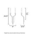 thumbnail image 4 of 12782GL Maxim Lighting Normandy - 2 Light Wall Sconce-24.25 Inches Tall and 9 Inches Wide, 4 of 5