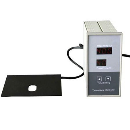 AmScope Microscope Temperature Control Stage Slide Warmer