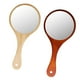 thumbnail image 1 of Espejos cosméticos con mango de Espejo de maquilje de portátil de 2 piezas Zulema Espejo de mano de madera, 1 of 8