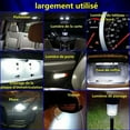thumbnail image 5 of 2Pcs White T10 3030 2SMD LED Car Bulbs Lamp High illuminum led parking light Night lights led turn signal for led plate bulb night light motorcycle, 5 of 5